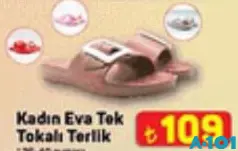 JUNO KADIN EVA TEK TOKALI TERLİK